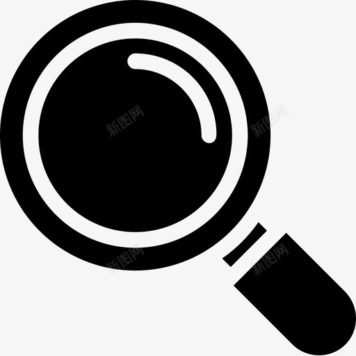 放大镜聚焦搜索工具图标svg_新图网 https://ixintu.com 双目轮廓图标 搜索工具 放大镜 缩放 聚焦
