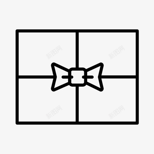 礼物圣诞节节日图标svg_新图网 https://ixintu.com 圣诞老人 圣诞节 礼物 篮子 节日