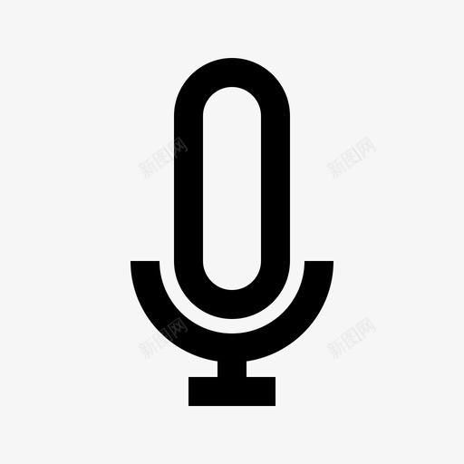 麦克风录音媒体硬件webgrid图标svg_新图网 https://ixintu.com 媒体硬件webgrid 录音 麦克风