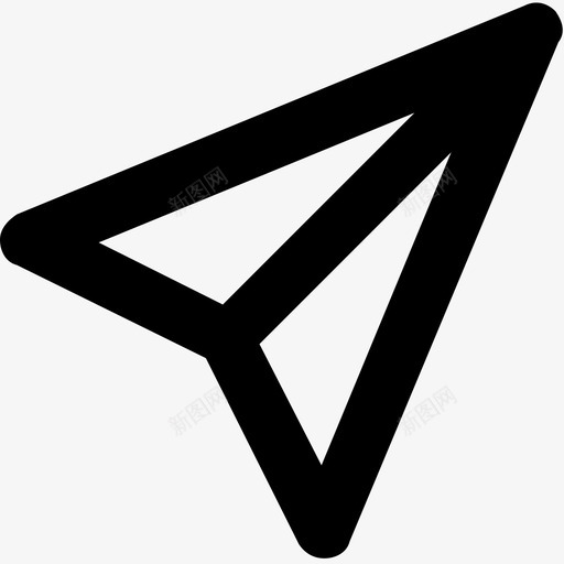 发送飞镖折纸图标svg_新图网 https://ixintu.com 发送 平面字形图标 折纸 纸飞机 飞镖