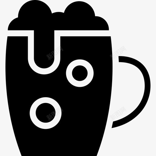 啤酒杯酒精麦芽酒图标svg_新图网 https://ixintu.com 啤酒杯 酒精 酒精雕文图标 饮料 麦芽酒