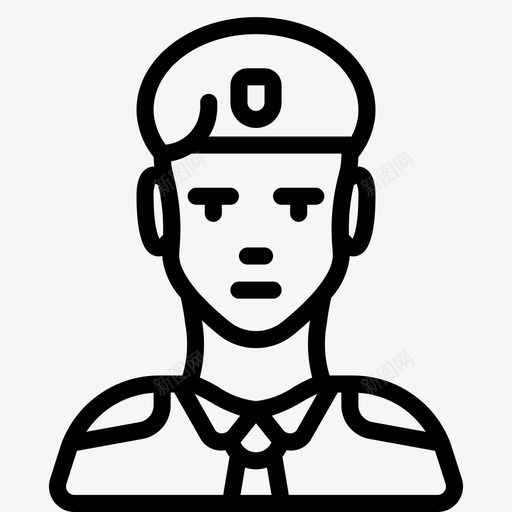 士兵军队工作图标svg_新图网 https://ixintu.com 人 军队 士兵 工作 职业 职业概要