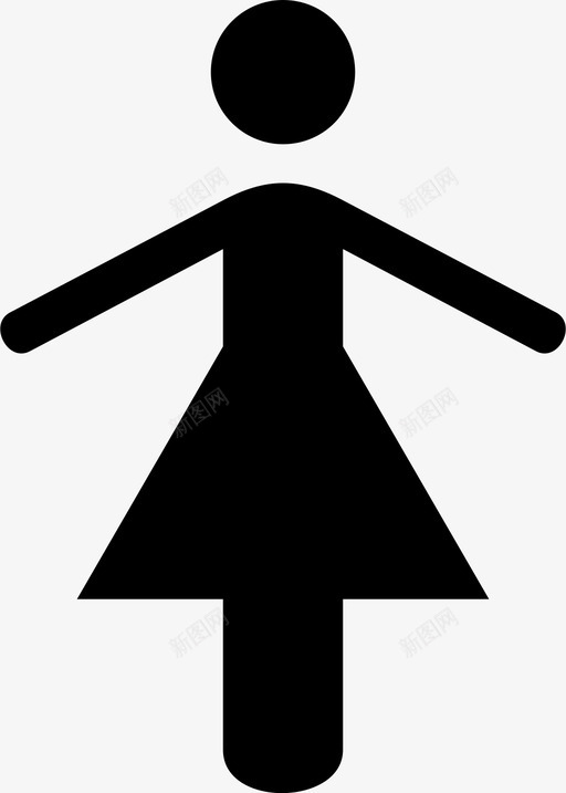 女人女孩母亲图标svg_新图网 https://ixintu.com 女人 女孩 母亲