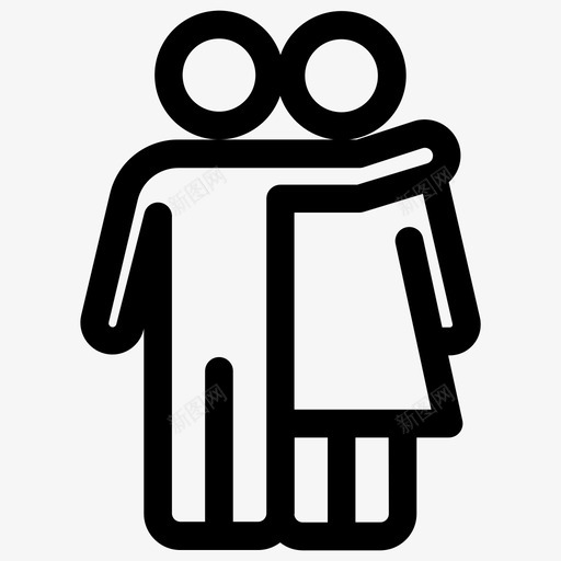 父母夫妻父亲图标svg_新图网 https://ixintu.com 养育子女 夫妻 母亲 父亲 父母