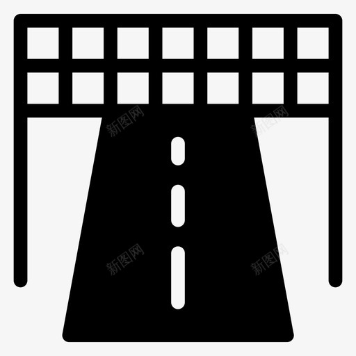 街道芬什路线图标svg_新图网 https://ixintu.com 体育健身glphs图标 芬什 街道 路径 路线 道路