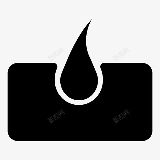 头发毛囊皮肤图标svg_新图网 https://ixintu.com 头发 毛囊 皮肤