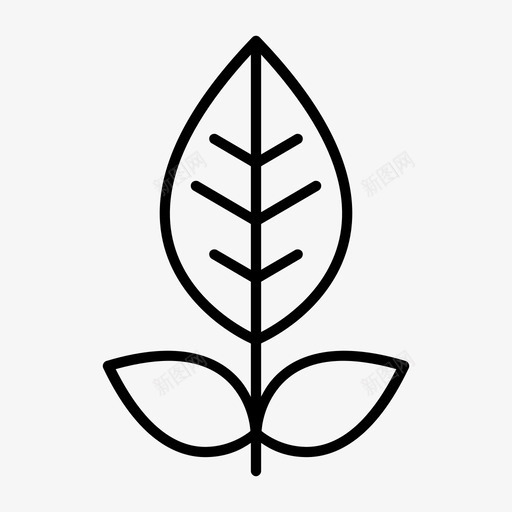 芽花园叶子图标svg_新图网 https://ixintu.com 叶子 植物 盆栽 花园 芽