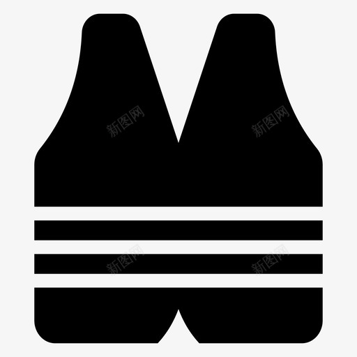 安全背心夹克保护图标svg_新图网 https://ixintu.com 保护 夹克 安全 安全标志图标第一卷 安全背心