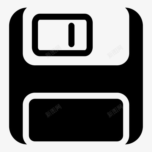 软盘驱动器保存图标svg_新图网 https://ixintu.com 保存 保存文件 另存为 软盘 驱动器