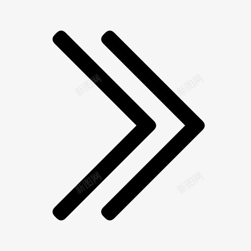 双线-左箭头svg_新图网 https://ixintu.com 双线-左箭头