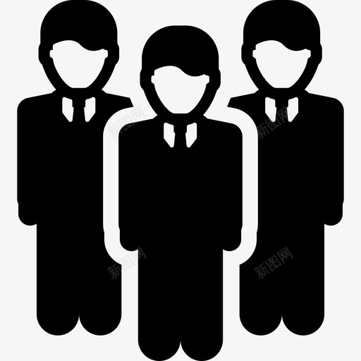 管理团队人员管理象形图图标svg_新图网 https://ixintu.com 人员 管理团队 管理象形图