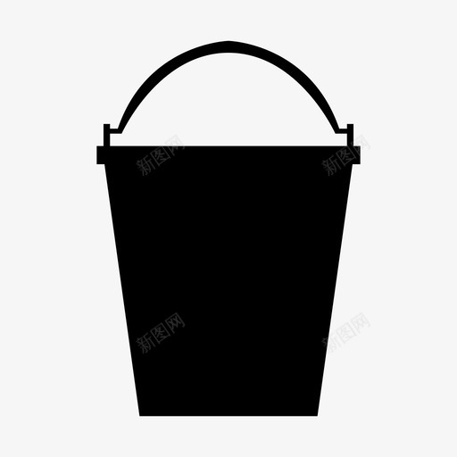 桶容器设备图标svg_新图网 https://ixintu.com 容器 工具 桶 水 设备