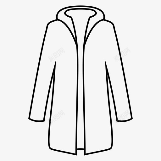 外套时装夹克图标svg_新图网 https://ixintu.com 冬天 外套 夹克 时装 衣服
