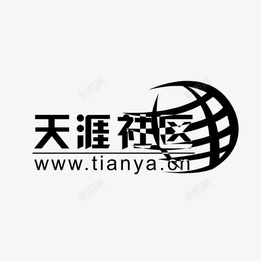 天涯社区CDR8svg_新图网 https://ixintu.com 天涯社区CDR8