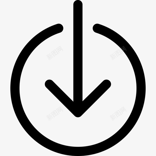 按钮行用户界面线性图标svg_新图网 https://ixintu.com 下载按钮 线性 行用户界面