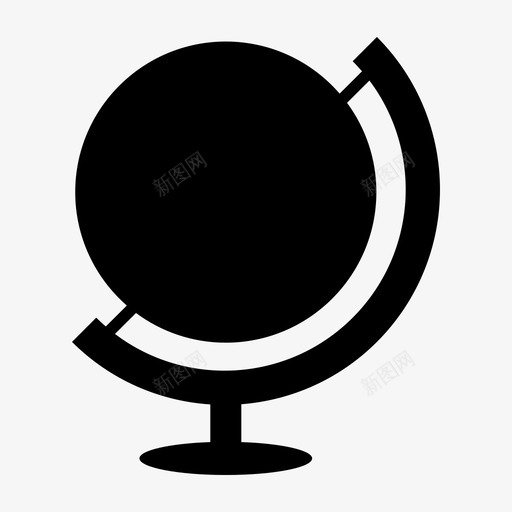 地球球体行星图标svg_新图网 https://ixintu.com 世界 地球 球体 行星