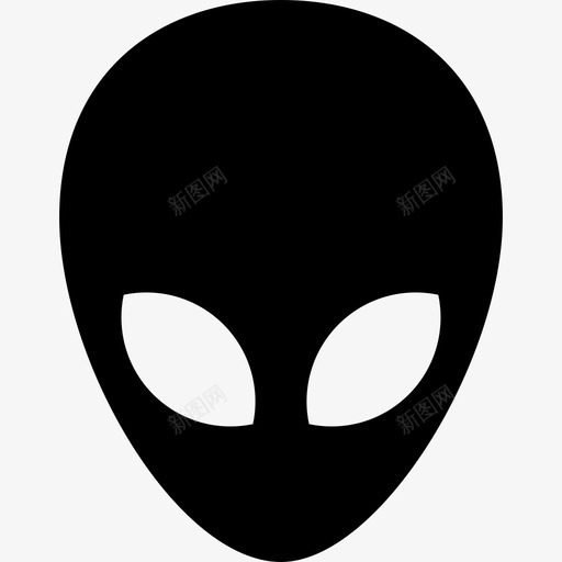 外层空间外星人科学图标svg_新图网 https://ixintu.com 外层空间外星人 科学