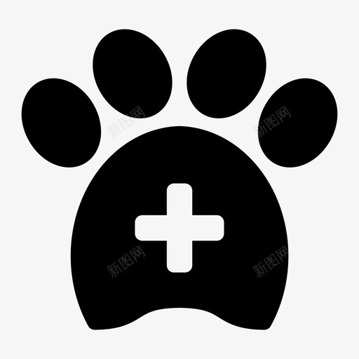 爪子动物爪子印图标svg_新图网 https://ixintu.com 动物 爪子 爪子印 爪子轨迹
