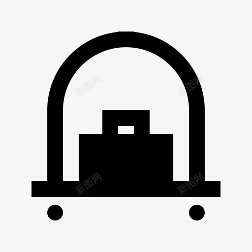行李车酒店最优质的webgrid图标svg_新图网 https://ixintu.com 最优质的webgrid 行李车 酒店