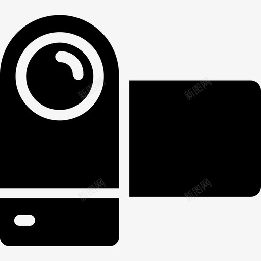 摄像机手持摄像头摄影设备图标svg_新图网 https://ixintu.com 手持摄像头 摄像机 摄像机字形图标 摄影设备