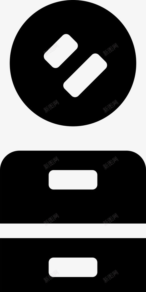 抽屉家具内饰图标svg_新图网 https://ixintu.com 内饰 反光镜 家具 家居用品 抽屉 梳妆台 镜子