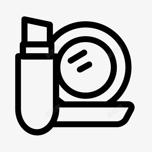 化妆品风格图标svg_新图网 https://ixintu.com 化妆品 风格