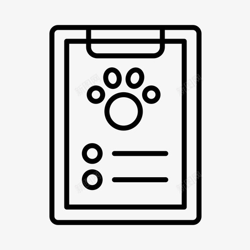 动物园管理员检查表教育图标svg_新图网 https://ixintu.com 动物园管理员 教育 检查表 狩猎公园 野生动物