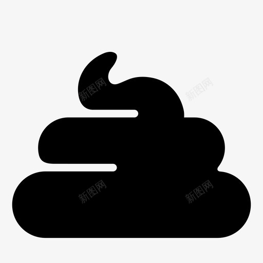 大便狗屎图标svg_新图网 https://ixintu.com 大便 狗屎