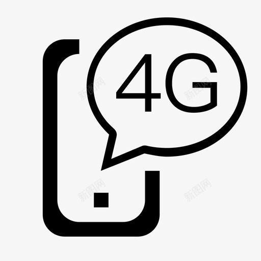 合约机svg_新图网 https://ixintu.com 合约机 icon-4g