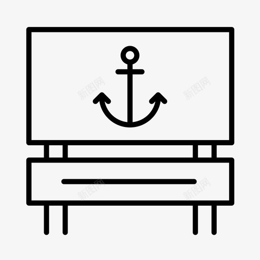 航海船码头图标svg_新图网 https://ixintu.com 海事 海军 码头 航海 船