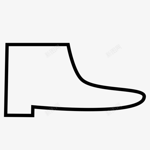 靴子脚鞋具图标svg_新图网 https://ixintu.com 脚 靴子 鞋 鞋具