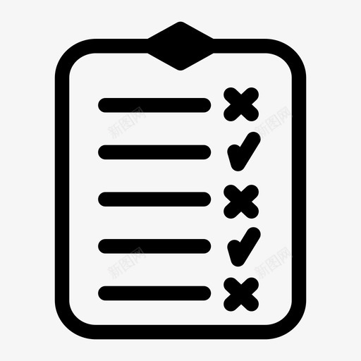 测试分析检查表图标svg_新图网 https://ixintu.com 分析 检查表 测试 测试清单
