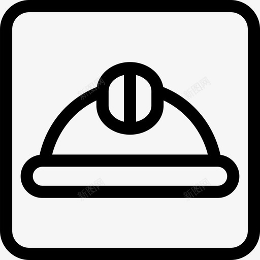 工程师帽概述web用户界面图标svg_新图网 https://ixintu.com 工程师帽 概述web用户界面
