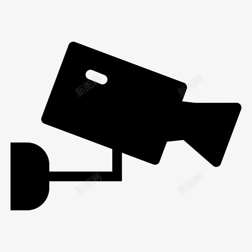 监控摄像机闭路电视保护图标svg_新图网 https://ixintu.com 保护 安全 安全标志图标第一卷 监控摄像机 记录 闭路电视