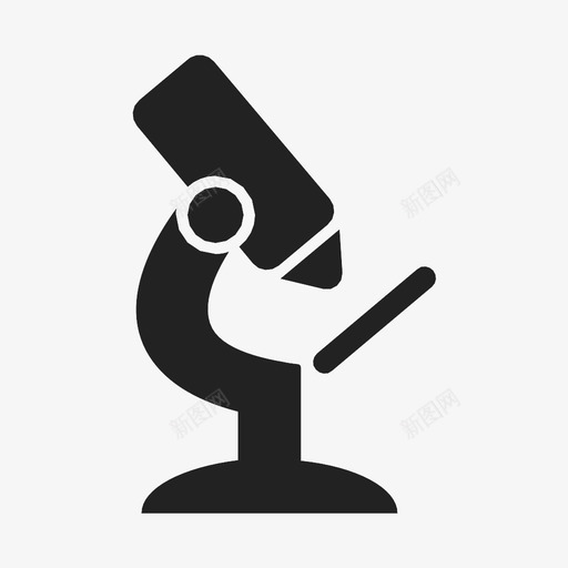 显微镜分析实验室图标svg_新图网 https://ixintu.com 分析 医学 实验室 显微镜