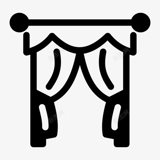 兰贝伦门廊窗帘窗帘和窗帘图标svg_新图网 https://ixintu.com 兰贝伦门廊 窗帘 窗帘和窗帘 窗户
