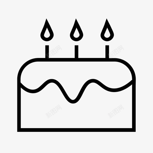 蛋糕生日蛋糕圣诞蛋糕图标svg_新图网 https://ixintu.com 圣诞节 圣诞蛋糕 派对 甜点 生日蛋糕 蛋糕 食物收集1