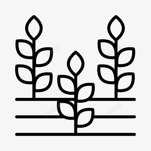 农业园艺种植图标svg_新图网 https://ixintu.com 健康 农业 园艺 有机 种植