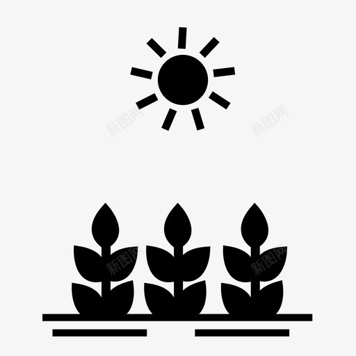 农作物农业农场图标svg_新图网 https://ixintu.com 农业 农业园艺 农作物 农场 园艺 花园