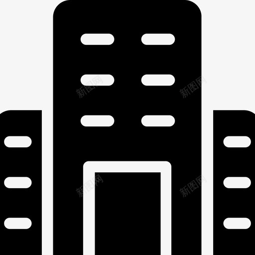 精神病院医院大楼酒店图标svg_新图网 https://ixintu.com 医院大楼 医院建筑雕文图标 商场 精神病院 酒店