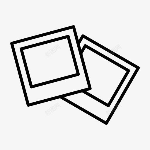 宝丽来相框绘画图标svg_新图网 https://ixintu.com 宝丽来 照片 相框 绘画 肖像