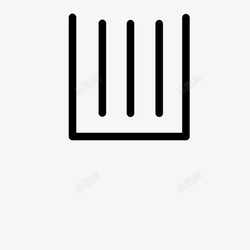 垃圾桶-蓝svg_新图网 https://ixintu.com 垃圾桶-蓝