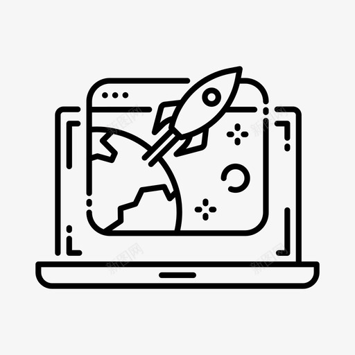 在线活动启动发布启动图标svg_新图网 https://ixintu.com 发布 启动 在线活动 在线活动启动
