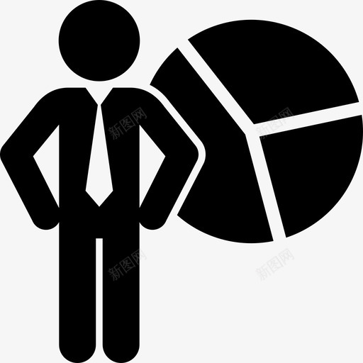 业务饼图分析业务人员图标svg_新图网 https://ixintu.com 业务人员 业务饼图 分析 图表 统计