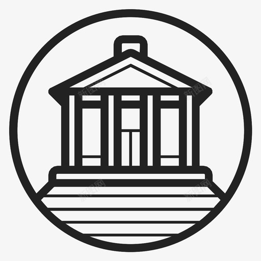 阿耳特弥斯神庙教堂旅游图标svg_新图网 https://ixintu.com 世界奇观 教堂 旅游 阿耳特弥斯神庙