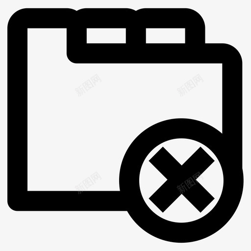 关闭浏览器关闭文件夹图标svg_新图网 https://ixintu.com 关闭文件夹 关闭浏览器