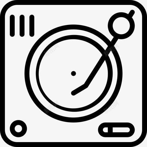 转盘甲板dj图标svg_新图网 https://ixintu.com dj 唱片 甲板 转盘 音乐剧 音乐大纲