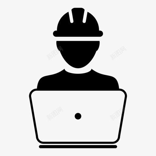 建筑工人建筑师员工图标svg_新图网 https://ixintu.com 员工 工程师 建筑工人 建筑工人图标业务向量样式9 建筑师