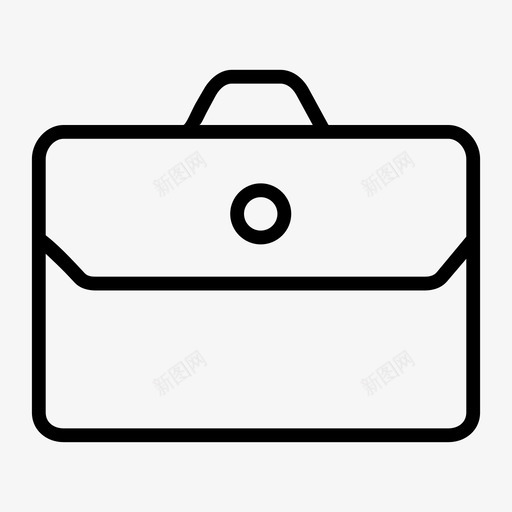 公文包-01svg_新图网 https://ixintu.com 公文包-01