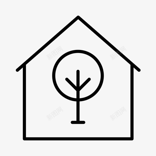 温室花园园艺图标svg_新图网 https://ixintu.com 可持续发展 园艺 植物 温室 花园 苗圃